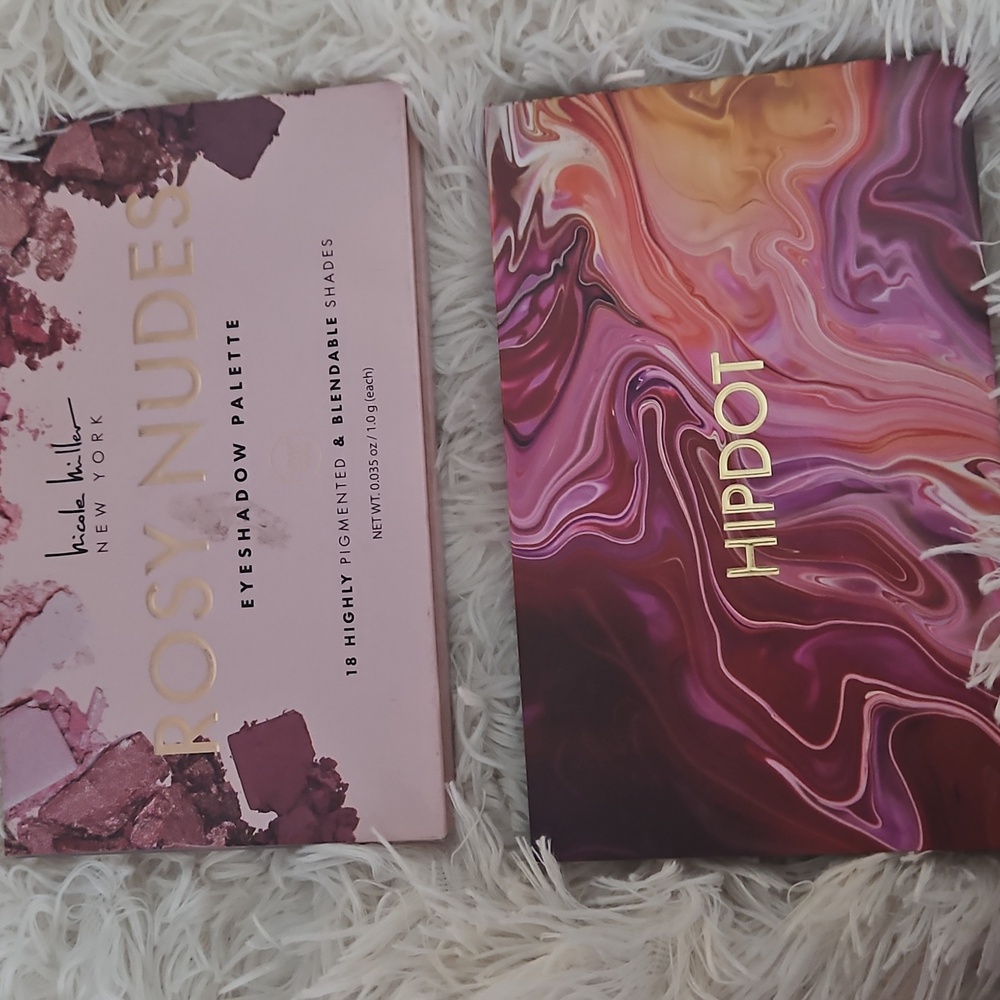 NEW NICOLE MILLER PINK PURPLE SHIMMER EYESHADOW COSMETIC MAKEUP PALETTE BUNDLE - Picture 5 of 6